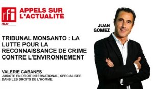 Tribunal de Monsanto : la lutte pour la reconnaissance de crime contre l'environnement