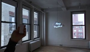 Interactive lamp and speaker system - The Cloud by Richard Clarkson Studio