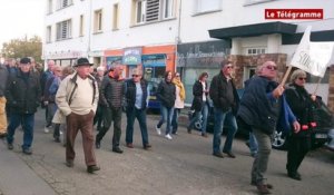 Lorient. 240 personnes manifestent en soutien des policiers