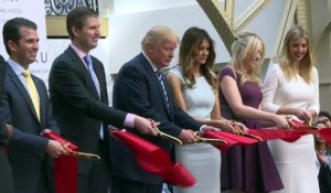 Trump inaugure son nouvel hôtel à Washington