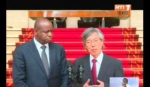 RTI - Le chef de l'Etat a reçu en audience l'ambassadeur du Japon et le représentant de l'UA