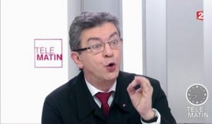 Télématin : Jean-Luc Mélenchon recadre Caroline Roux