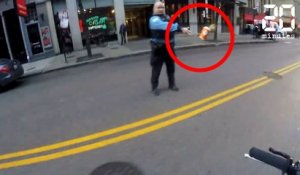 Un policier jette son café sur un motard ! - Le rewind du mardi 24 janvier 2017