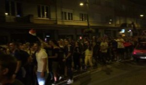 Saint-Dié : la fête rue Thiers après la qualification des...