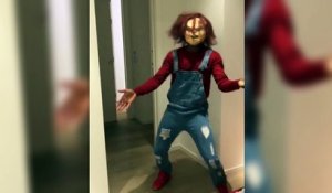 Déguisé en Chucky, Patrice Evra danse pour fêter Halloween