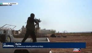 L'offensive rebelle piétine à Alep