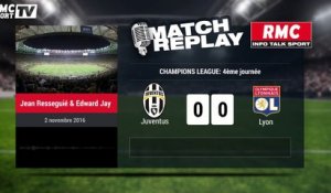 Juventus-OL (1-1): le Match Replay avec le son RMC Sport
