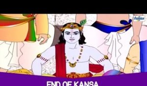 End of Kansa - Sri Krishna Cartoon Stories For Children In Telugu | Telugu Kathalu
