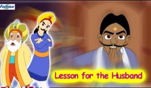 Akbar Birbal - Lesson For The Husband - Kids Story ( English )