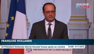 Élection américaine : François Hollande en service minimum pour féliciter Donald Trump