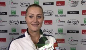 Fed Cup - Mladenovic : "Karolina est une bonne copine"