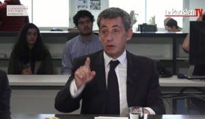 Nicolas Sarkozy : « Si on ne parle que avec ceux avec qui on est d'accord, on ne parle à personne »