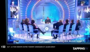 SLT : Le sujet de la légitime défense de la police a vite fâché Thierry Ardisson et Julien Dray