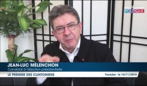 Jean-Luc Mélenchon raille François Hollande, ''le premier des Clintoniens''