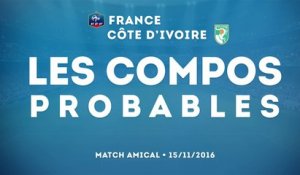 France - Côte d'Ivoire : les compos probables