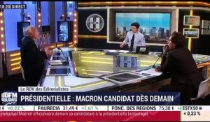 Le Rendez-Vous des Éditorialistes: Emmanuel Macron officialiser demain sa candidature à la présidentielle de 2017 - 15/11