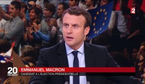 Présidentielle : "Ma candidature est irrévocable", assure Emmanuel Macron sur France 2