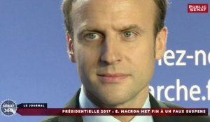 Présidentielle 2017 : Emmanuel Macron met fin à un faux suspens