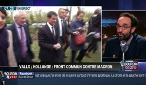QG Bourdin 2017 : Comment François Hollande et Manuel Valls ont-ils réagi à la candidature d'Emmanuel Macron ? - 17/11