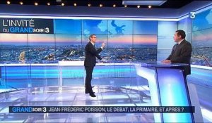 Jean-Frédéric Poisson quitte le plateau du "Grand Soir 3" en direct - Regardez