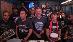 Metallica, Jimmy Fallon et The roots reprennent Enter Sandman avec des instruments d'enfant - The Tonight Show