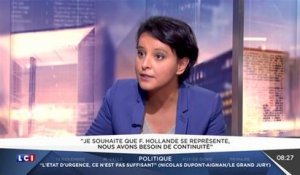 LCI : Najat Vallaud-Belkacem souhaite un nouveau quinquennat de François Hollande