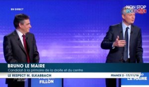 Primaire à droite - Le Débat : Bruno Le Maire exige plus de respect de Jean-Pierre Elkabbach