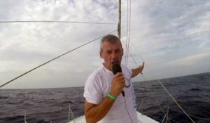 J14 : L'importance de rouler serré une voile pour Sébastien Destremau / Vendée Globe