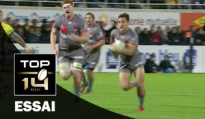 TOP 14 ‐ Essai Baptiste COUILLOUD (LOU) – Clermont-Lyon – J12 – Saison 2016/2017