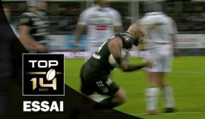 TOP 14 ‐ Essai Benjamin LAPEYRE (CAB) – Brive-Pau – J12 – Saison 2016/2017