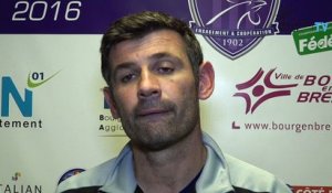 Laurent Mignot après Bourg-en-Bresse / Provence Rugby