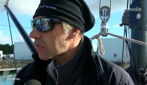 Tour du monde à la voile : Jeff Pellet s'élance (Vendée)
