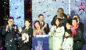Teddy Riner succède à Omar Sy et illumine les Champs-Elysées (exclu vidéo)