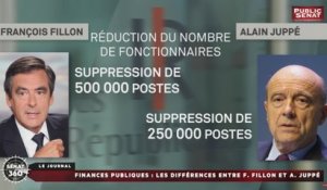 Sénat 360 - Édition spéciale Budget 2017 au Sénat / Finances publiques : les différences entre François Fillon et Alain Juppé (24/11/2016)