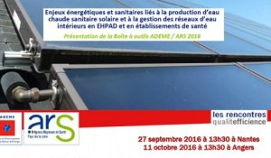 Mutualisation de compétences techniques en EHPAD - Rencontres Qualité Efficience ARS ADEME 2016