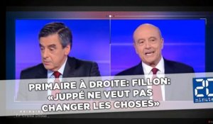 Primaire à droite: Fillon: «Juppé ne veut pas changer les choses»