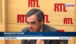 Primaire à droite : François Fillon dénonce un ‘’déchaînement ridicule’’ après avoir été comparé à Pétain par Pierre Bergé