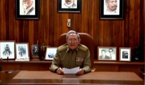 Raul Castro annonce la mort de Fidel Castro, père de la Révolution cubaine