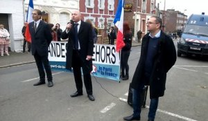 Manifestation nationaliste anti-migrants à Péronne