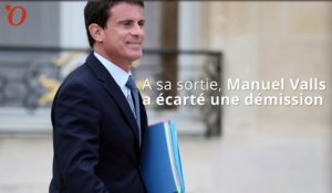 Manuel Valls a vu François Hollande : il ne démissionnera pas