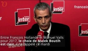 Présidentielle 2017 : Malek Boutih encense Manuel Valls