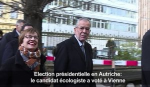 Présidentielle en Autriche: les candidats ont voté