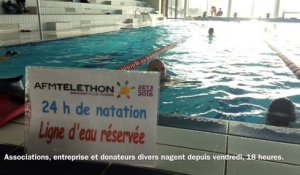 24 heures de natation pour le Téléthon à Moreuil (80)