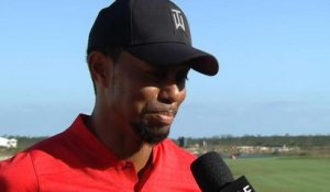 Golf - Hero World Challenge - La réaction de T.Woods après son tournoi