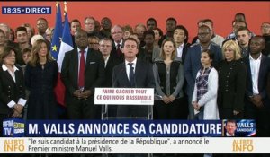 Manuel Valls annonce sa candidature à l'élection présidentielle: l'intégralité de son discours