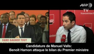 Hamon juge la candidature de Valls "clivante"