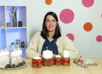 Déco Brico Jardinage : Bougies de Noël à faire soi-même à petit prix