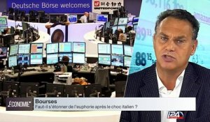 Bourses : le choc italien ne fait pas paniquer les investisseurs