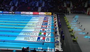 Natation: Championnat du monde petit bassin - Demi-Finales 100m Nage Libre Femme avec M.Wattel