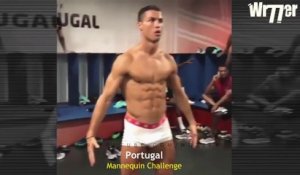 Cristiano Ronaldo fait le Mannequin Challenge avec l'équipe du Portugal